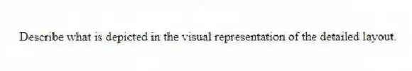 Describe what is depicted in the visual representation of the detailed layout.