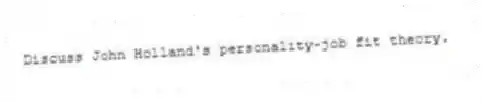 Discuss John Holland's personality-job fit theory.
