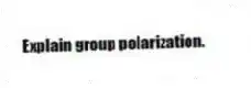 Explain group polarization.