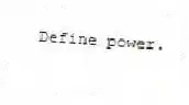 Define power.