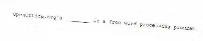 OpenOffice.org's ________ is a free word processing program.