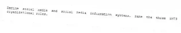Define social media and social media information systems. Name the three SMIS organizational roles.