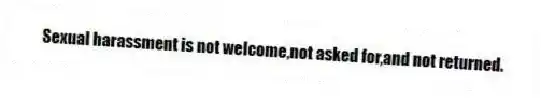 Sexual harassment is not welcome,not asked for,and not returned.