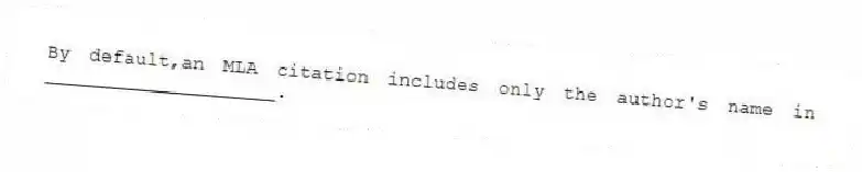 By default,an MLA citation includes only the author's name in ____________________.
