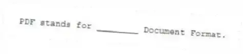 PDF stands for ________ Document Format.