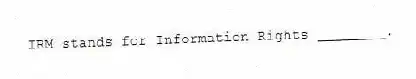 IRM stands for Information Rights ________.