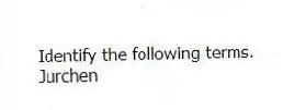 Identify the following terms.
-Jurchen