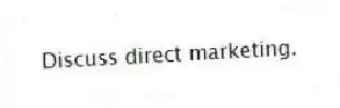 Discuss direct marketing.