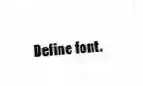 Define font.