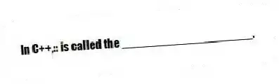 In C++,:: is called the ____________________.