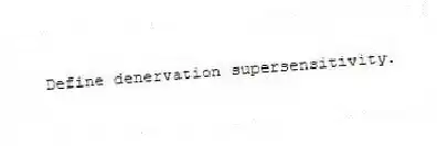 Define denervation supersensitivity.